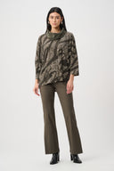 Joseph Ribkoff Abstract Print Boxy Tunic Style 263236