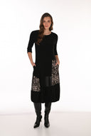 Frank Lyman Animal Print Midi Dress Style 263277