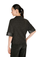 Frank Lyman Metallic Knit Pullover Style 263420