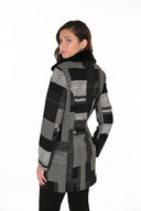 Frank Lyman Geometric Open-Front Casual Jacket Style 263459