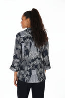 Frank Lyman Floral & Animal Print Flare-Sleeve Jacket Style 263468
