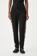 Joseph Ribkoff Animal trimmed Jogger Pants Style 263608
