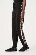 Joseph Ribkoff Animal trimmed Jogger Pants Style 263608