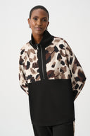 Joseph Ribkoff Animal Print Boxy Top Style 263609