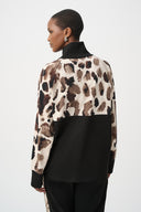 Joseph Ribkoff Animal Print Boxy Top Style 263609