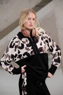 Joseph Ribkoff Animal Print Boxy Top Style 263609
