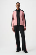 Joseph Ribkoff Color Block Funnel-Neck Jacket Style 263621