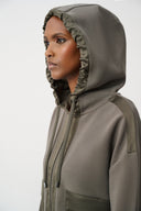 Joseph Ribkoff Hooded Boxy Jacket Style 263624