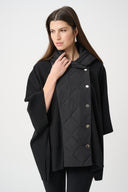 Joseph Ribkoff Quilted Poncho Jacket Style 263627