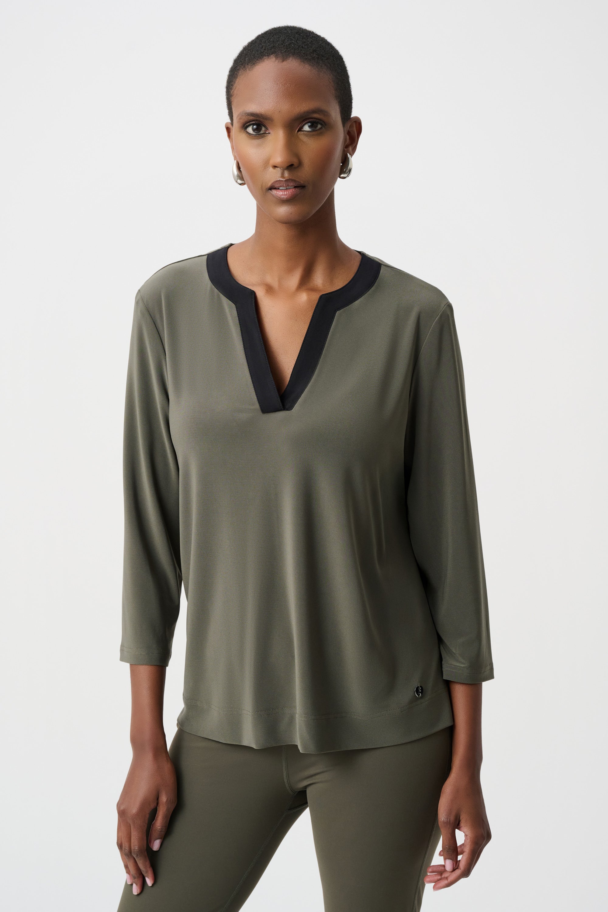 Joseph Ribkoff Color Block Straight Top Style 263629 – Luxetire