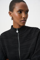 Joseph Ribkoff Sweater Knit Mock-Neck Cocoon Sweater Style 263631