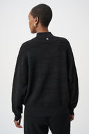 Joseph Ribkoff Sweater Knit Mock-Neck Cocoon Sweater Style 263631