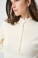 Joseph Ribkoff Sweater Knit Mock-Neck Cocoon Sweater Style 263631