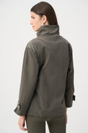Joseph Ribkoff Mock-Neck Embellished Jacket Style 263633