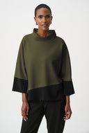 Joseph Ribkoff Color Block Trapeze Top Style 263641
