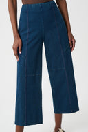 Joseph Ribkoff Denim Culotte Pull-On Pants Style 263642