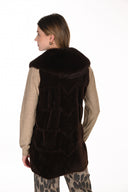 Frank Lyman Premium Faux Fur Sleeveless Vest Style 263704