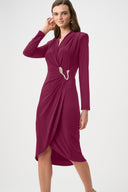 Joseph Ribkoff Signature Sheath Wrap Dress Style 263709