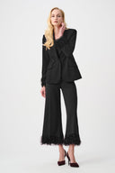 Joseph Ribkoff Signature Fitted Blazer With Fringe Style 263714