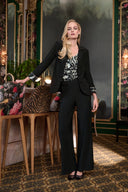 Joseph Ribkoff Signature Pleated Wide-Leg Pants Style 263716
