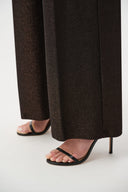 Joseph Ribkoff Signature Sparkle Knit Wide-Leg Pants Style 263726