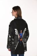 Frank Lyman Multi-Print Design Blouse Style 263726