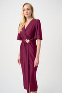 Joseph Ribkoff Signature Dress With Ruched Waistband Style 263733
