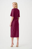 Joseph Ribkoff Signature Dress With Ruched Waistband Style 263733