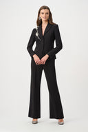 Joseph Ribkoff Signature Lux Twill Flared Pull-On Pants Style 263746