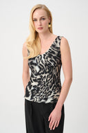 Joseph Ribkoff Animal Print Fitted Camisole Style 263762