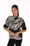 Frank Lyman Floral High Neck Pullover Style 263773