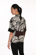Frank Lyman Floral High Neck Pullover Style 263773