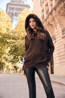 Frank Lyman Hooded Relaxed Fit Pullover Style 263785