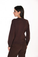 Frank Lyman Sweater Knit Cardigan with Bow Accents Style 263804