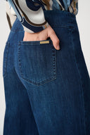 Joseph Ribkoff Denim Palazzo High-Rise Pull-On Jeans Style 263901