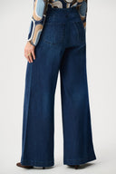 Joseph Ribkoff Denim Palazzo High-Rise Pull-On Jeans Style 263901