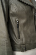 Joseph Ribkoff Foiled Faux Suede Fitted Jacket Style 263907