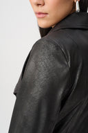 Joseph Ribkoff Foiled Knit Fitted Jacket Style 263908