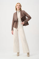 Joseph Ribkoff Foiled Knit Fitted Jacket Style 263908