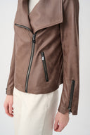 Joseph Ribkoff Foiled Knit Fitted Jacket Style 263908