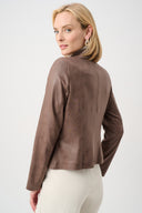 Joseph Ribkoff Foiled Knit Fitted Jacket Style 263908