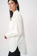 Joseph Ribkoff Blouse With 3D Flower and Rhinestone Detail Style 263924