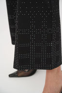 Joseph Ribkoff Flared Pull-On Pants With Rhinestone Detail Style 263927