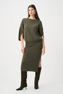 Joseph Ribkoff Brushed Knit Tulip Sleeve Sweater Style 263935
