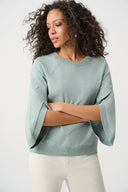 Joseph Ribkoff Brushed Knit Tulip Sleeve Sweater Style 263935