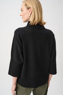 Joseph Ribkoff Funnel-Neck Sweater with Zipper Style 263937