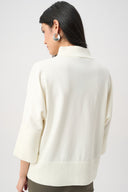 Joseph Ribkoff Funnel-Neck Sweater with Zipper Style 263937