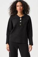 Joseph Ribkoff Shawl-Neck Sweater Style 263938