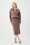 Joseph Ribkoff Shawl-Neck Sweater Style 263938