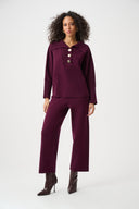 Joseph Ribkoff Shawl-Neck Sweater Style 263938